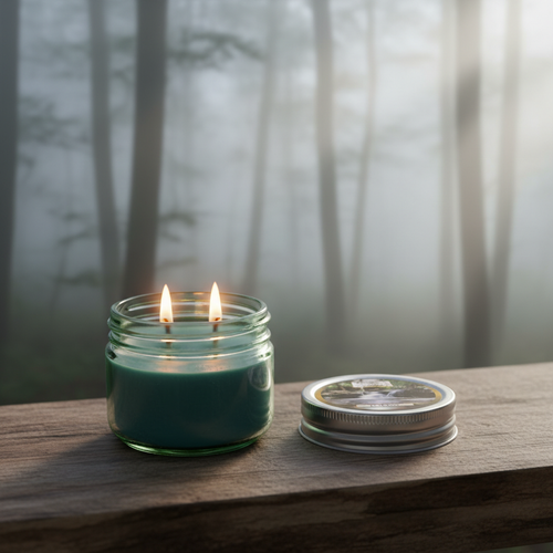 شمع معطر رونیکا مدل استوانه ای رایحه FOREST (جنگل)