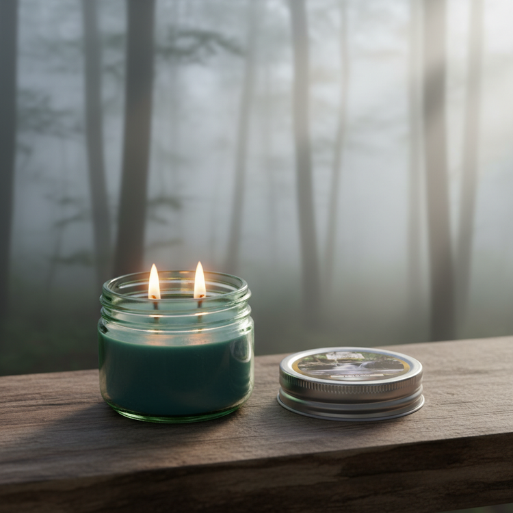 شمع معطر رونیکا مدل استوانه ای رایحه FOREST (جنگل)